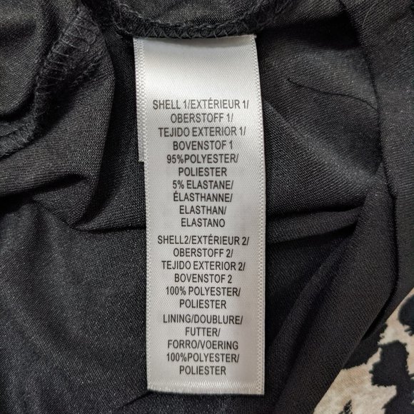 NWT Adrianna Papell Leopard Animal Print Dress - Mesh Piping size 10 - Picture 11 of 11